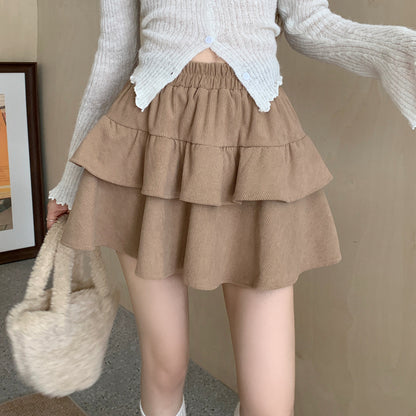 High Waist Sweet Versatile Cake Short Skirt