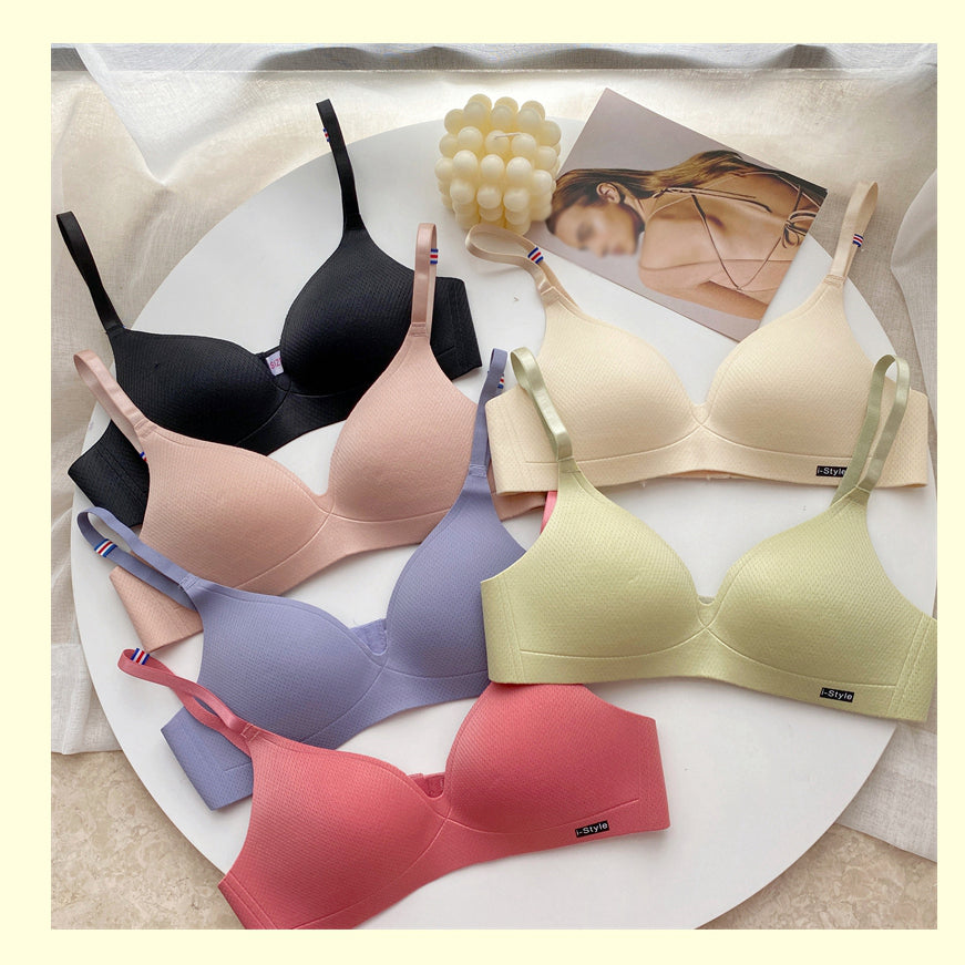 Candy Color Breathable Beautiful Back Bra Underwear