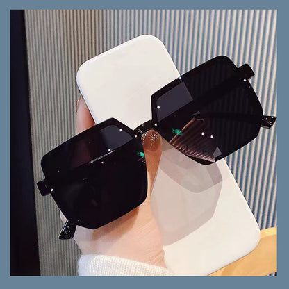 Irregular Frame Retro Uv Protection Sunglasses