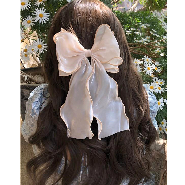 Mermaid Big Bow Ribbon Sweet Hairpin