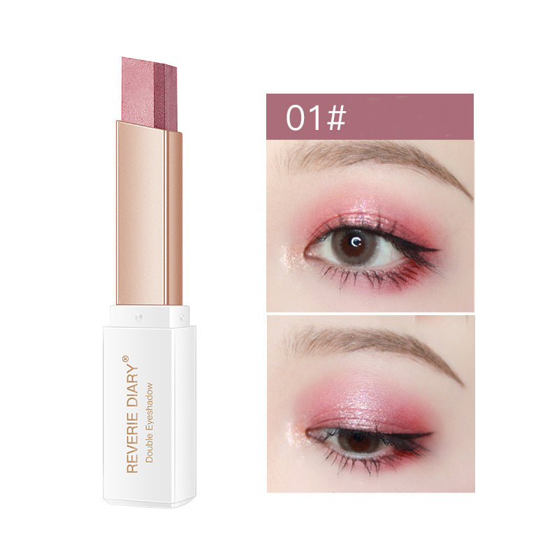 Two-Color Matte Waterproof Eyeshadow Stick