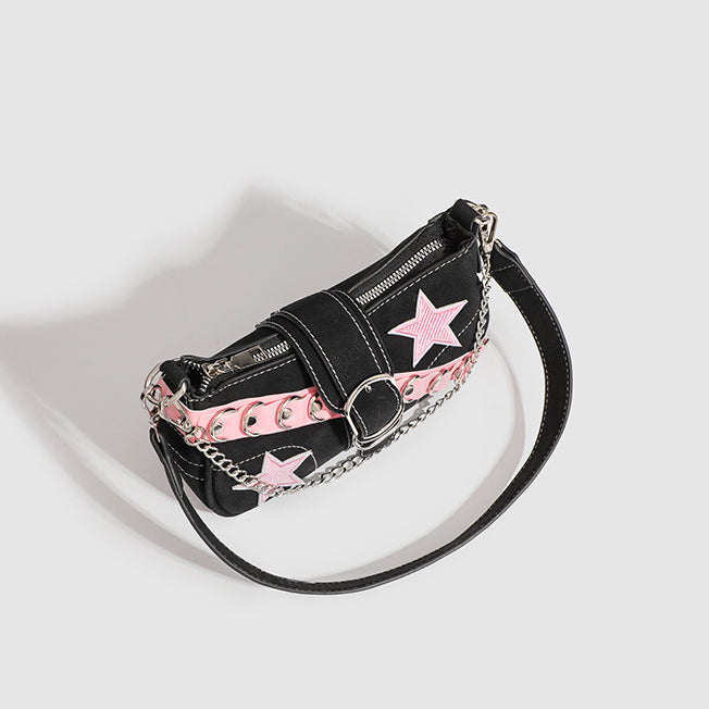 Star Belt Chain Trendy Shoulder Bag