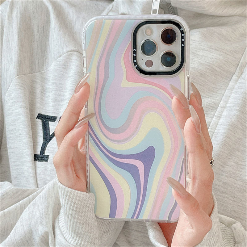 Graffiti Watercolor Stripe iPhone Case