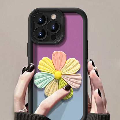 Colorful Flower Shoulder iPhone Case