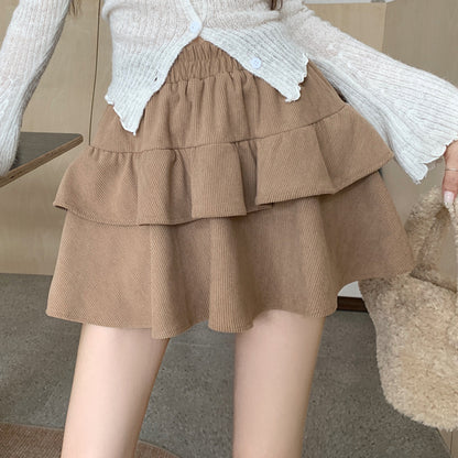 High Waist Sweet Versatile Cake Short Skirt