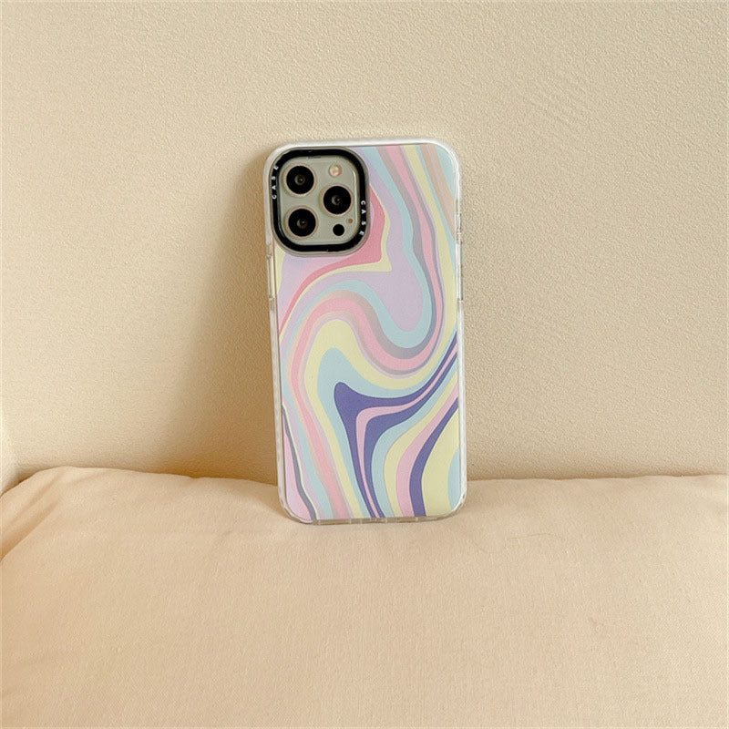 Graffiti Watercolor Stripe iPhone Case