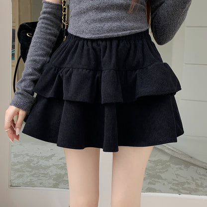 High Waist Sweet Versatile Cake Short Skirt