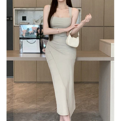 Bodycon Sleeveless Tank Top Temperament Cami Dress