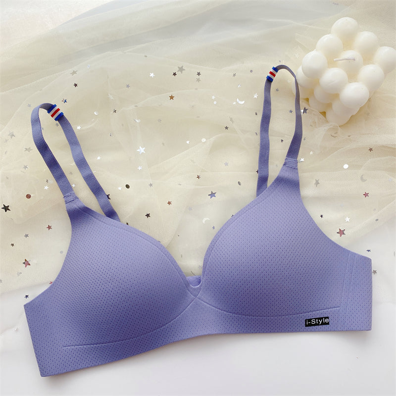 Candy Color Breathable Beautiful Back Bra Underwear