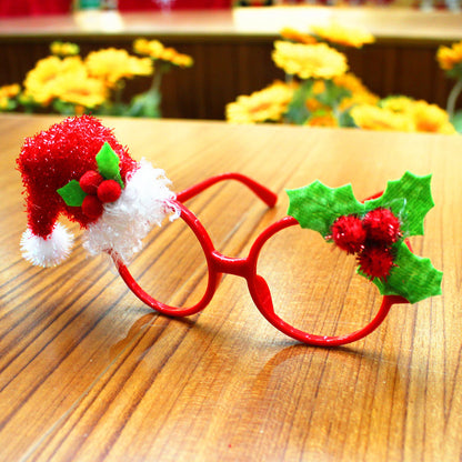 Christmas party decoration glasses