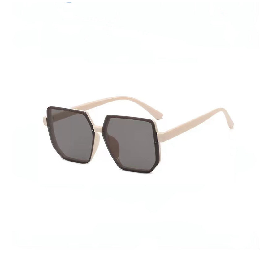 Irregular Frame Retro Uv Protection Sunglasses