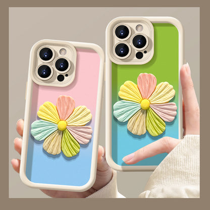 Colorful Flower Shoulder iPhone Case