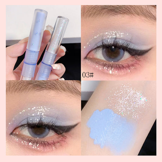 Double Head Sequins Brighten Liquid Eye Shadow