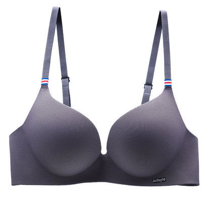 Push-Up Bra For Small Breasts Adjustable Seamless One-Piece Bra