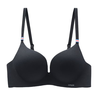 Push-Up Bra For Small Breasts Adjustable Seamless One-Piece Bra