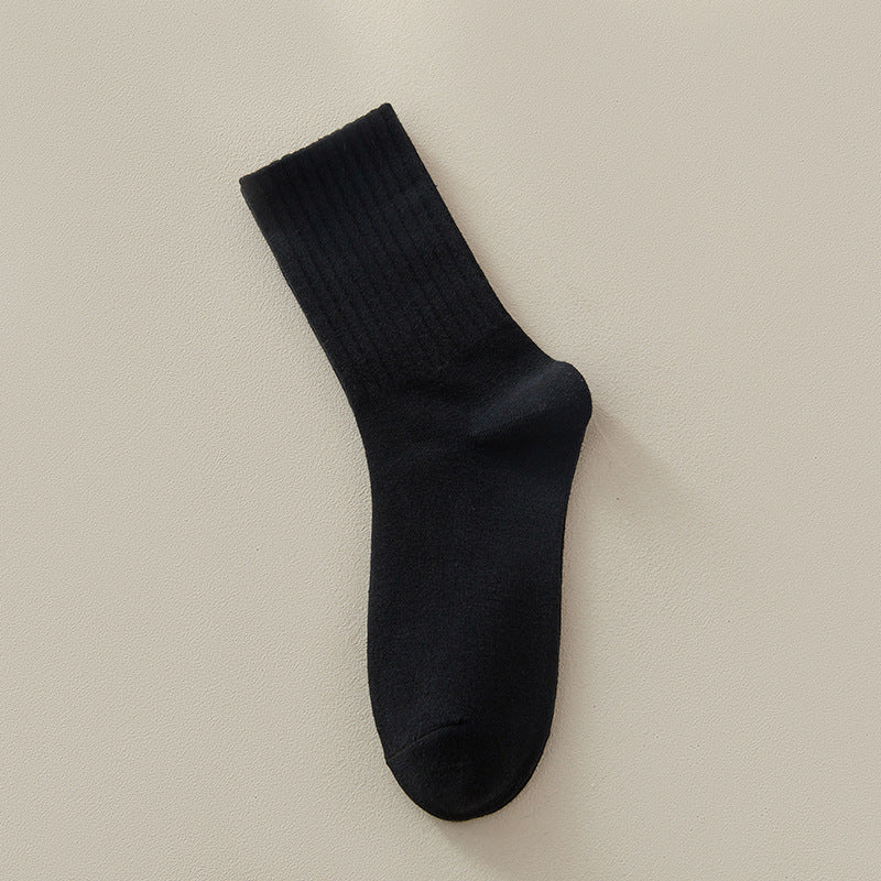 Textured Stretch Non-Slip Cotton Socks