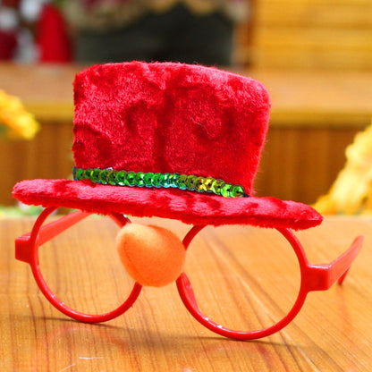 Christmas party decoration glasses