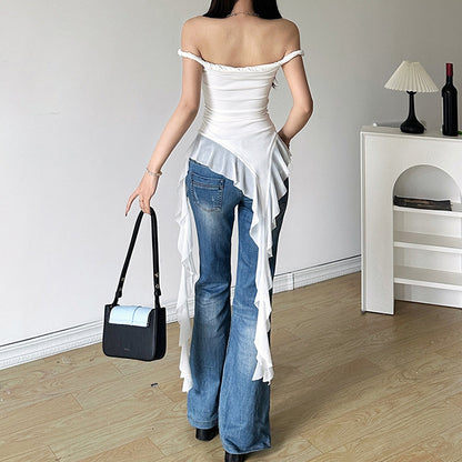 Fashionable Sleeveless Backless Top