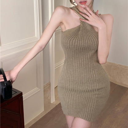 70% French Halterneck Bodycon Dress