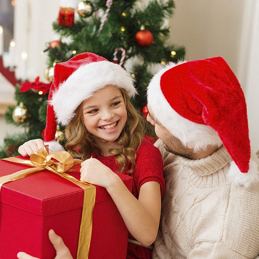 Adults And Children Red Christmas Hat