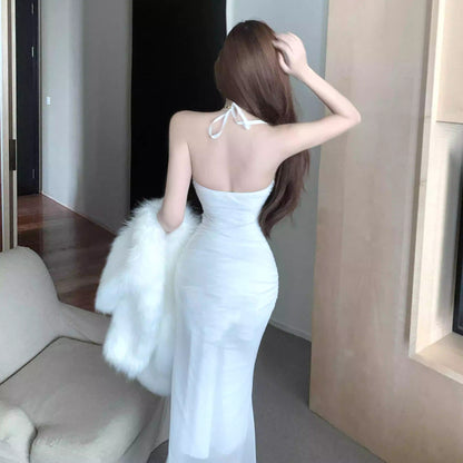 Elegant Waist Fishtail Dress