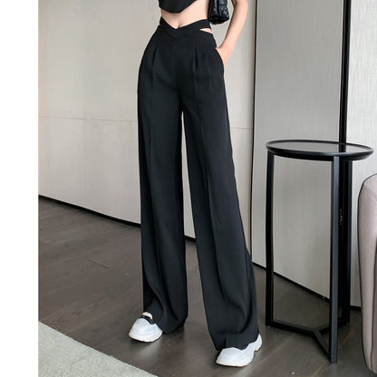 Wide Leg High Waist Loose Casual Pants Trousers