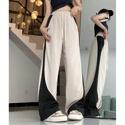 All-Match Trousers Straight Drape Wide-Leg Trousers