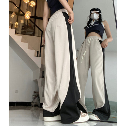 All-Match Trousers Straight Drape Wide-Leg Trousers