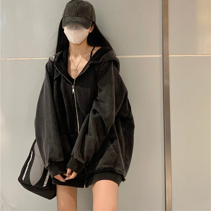 Casual Sport Style Oversized Hoodie