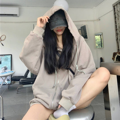 Casual Sport Style Oversized Hoodie