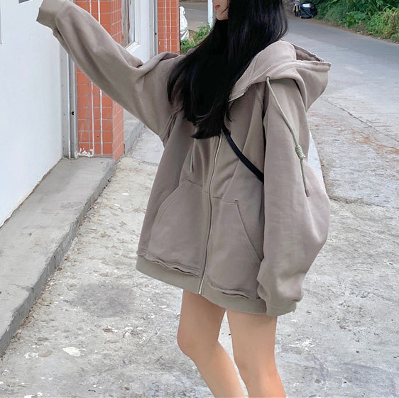 Casual Sport Style Oversized Hoodie