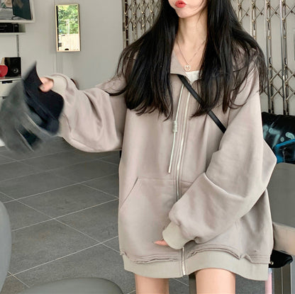 Casual Sport Style Oversized Hoodie