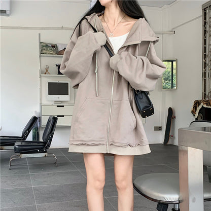 Casual Sport Style Oversized Hoodie