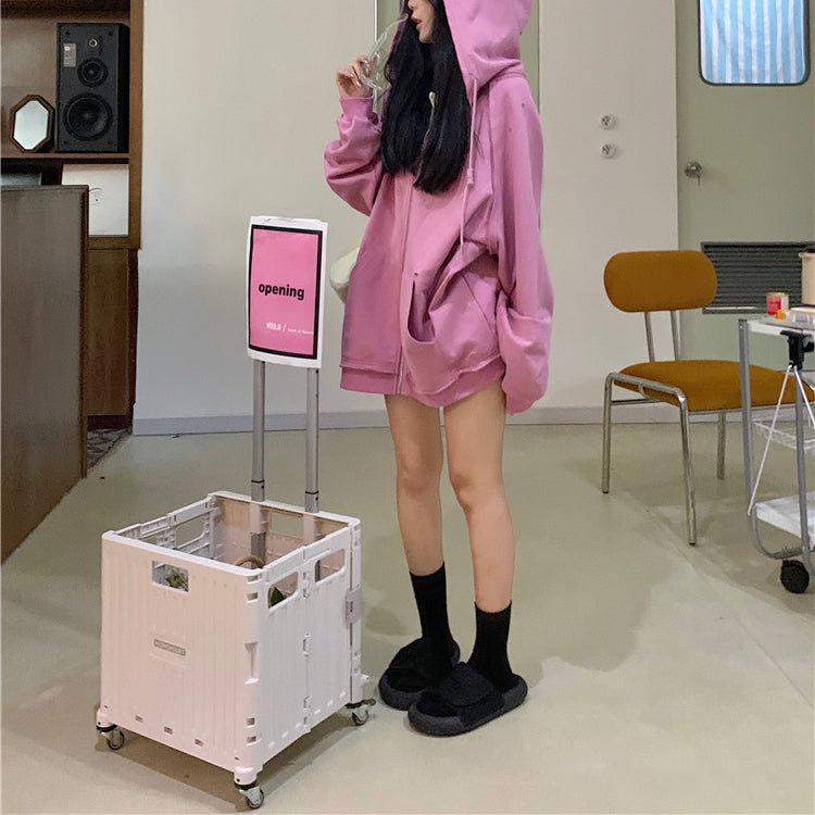 Casual Sport Style Oversized Hoodie