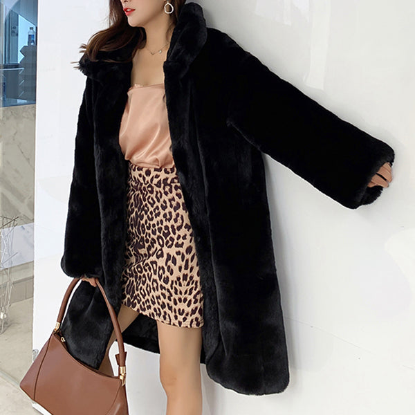 Haining Mink Fur Coat Whole Quilted