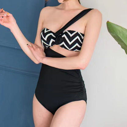 Matching High Waist Beach One-Piece Swimsuit