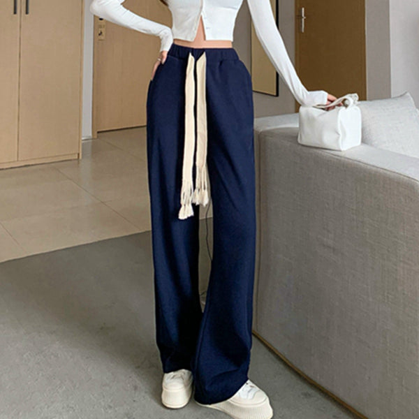 Sport Straight Wide Leg Jogging Pants