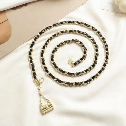 Metal Pouch Decorative Belt Waist Chain