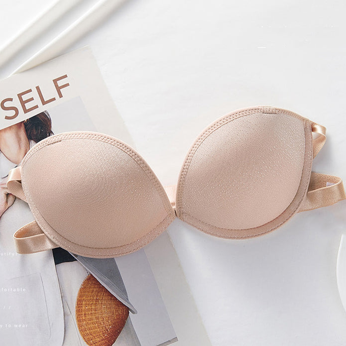 Strapless Silicone Non-Slip Push-Up Invisible Bra