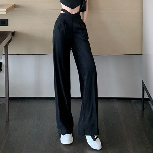 Wide Leg High Waist Loose Casual Pants Trousers