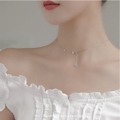 Butterfly Necklace New Quality Summer Fashion Clavicle Chain