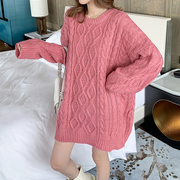 Twist Sweater Long Sleeve All Match Top