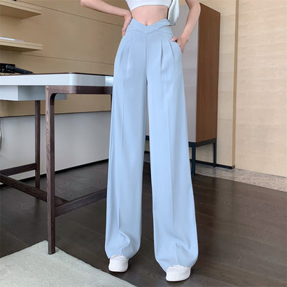 Wide Leg High Waist Loose Casual Pants Trousers