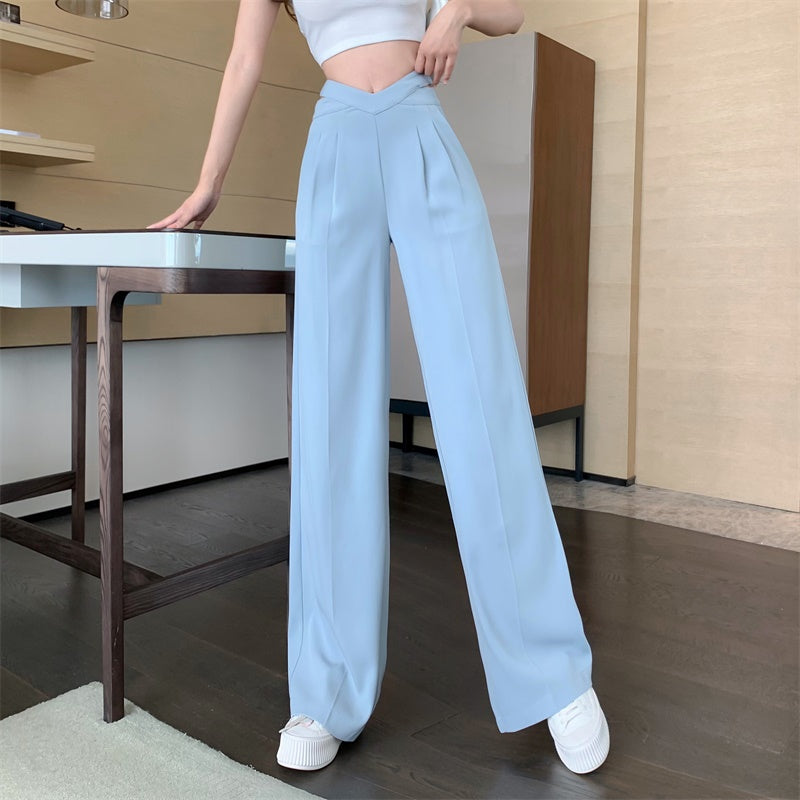 Wide Leg High Waist Loose Casual Pants Trousers