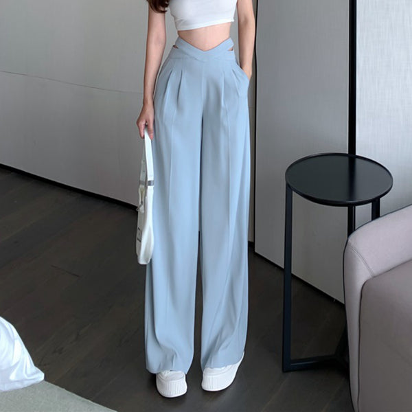 Wide Leg High Waist Loose Casual Pants Trousers