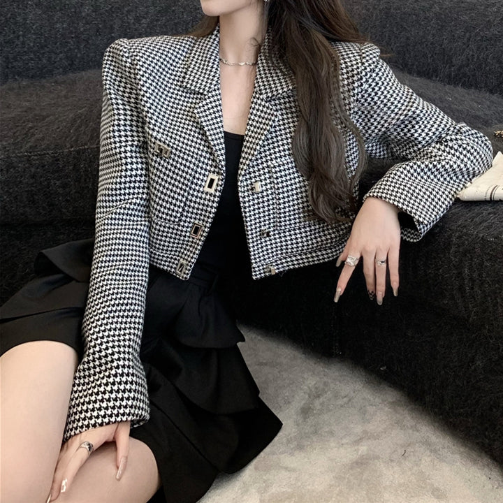 Blazer Top Long Sleeve Short Pants