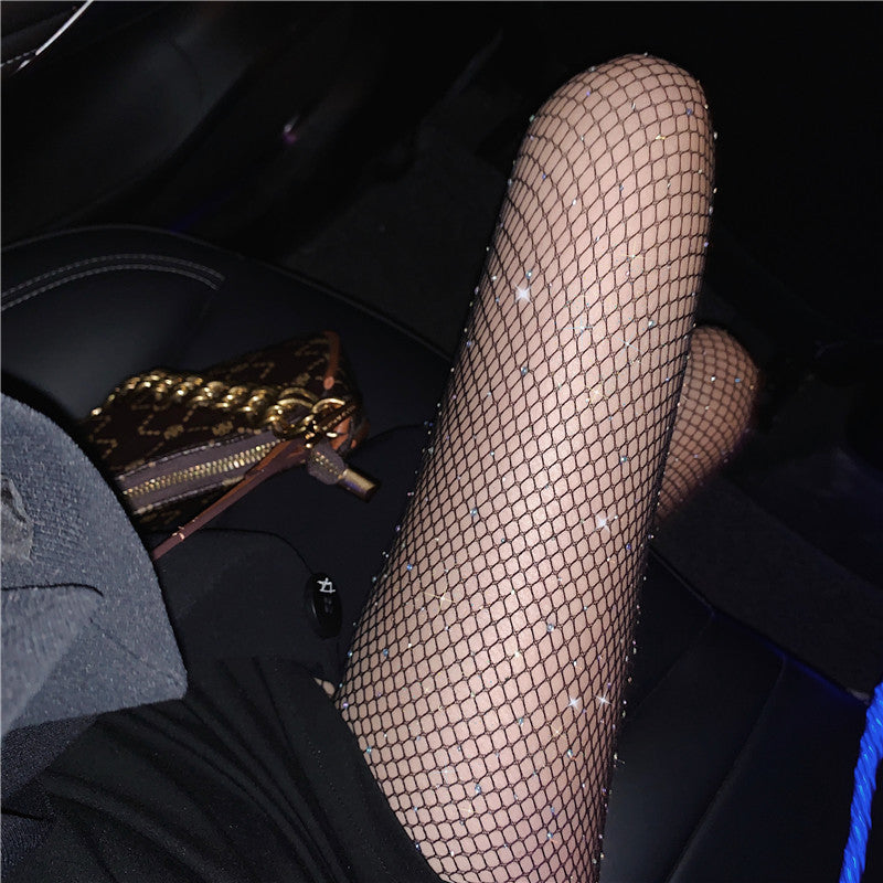 Sexy Diamond Lace Pantyhose Stockings