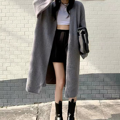 Outer Sweater Coat Knitted Cardigan Top